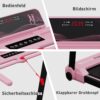 CITYSPORTS Elektrisches Laufband, klappbar, bis zu 12 km/h, mit LED-Display, App-Steuerung und 360° Tablet-Halter, kompakte Walking-Matte für Zuhause und Büro (Neuwertig)