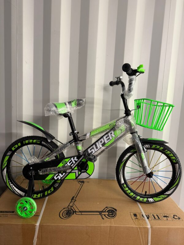 WhatsApp Image 2025-05r-18 at 20.07.04 Kinderfahrrad 12, 14, 16, 18, 20 Zoll für Jungen & Mädchen von 2 bis 10 Jahren – mit Korb & Stützrädern, verschiedene Farben